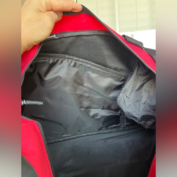 RARE- McDonalds Red And Black With Bottle Holder Lightweight Duffel Bag - Picture 7 of 10